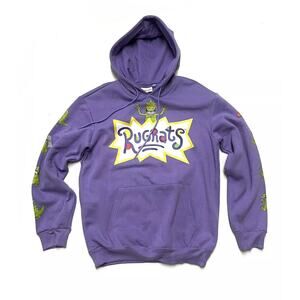 Rugrats Reptar Hoodie Size M Nickelodeon Sweatshirt Pullover NWOT Unisex Hoody